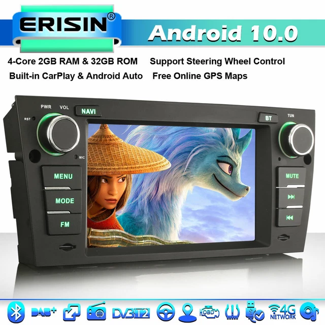 CarPlay Android 10 GPS Autoradio BMW 3 Series E90 E91 E92 E93 Bluetooth TNT DSP