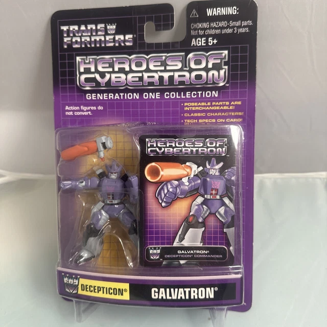 TRANSFORMERS HEROES OF Cybertron Galvatron Figure Generation One