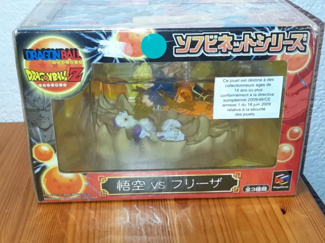 Figurine Soft Vinyl Net Series Dragon Ball Z DBZ Goku vs Freeza MegaHouse Japan