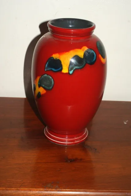 Poole England 'Odyssey' Living Glaze Vase 23 cm Marked