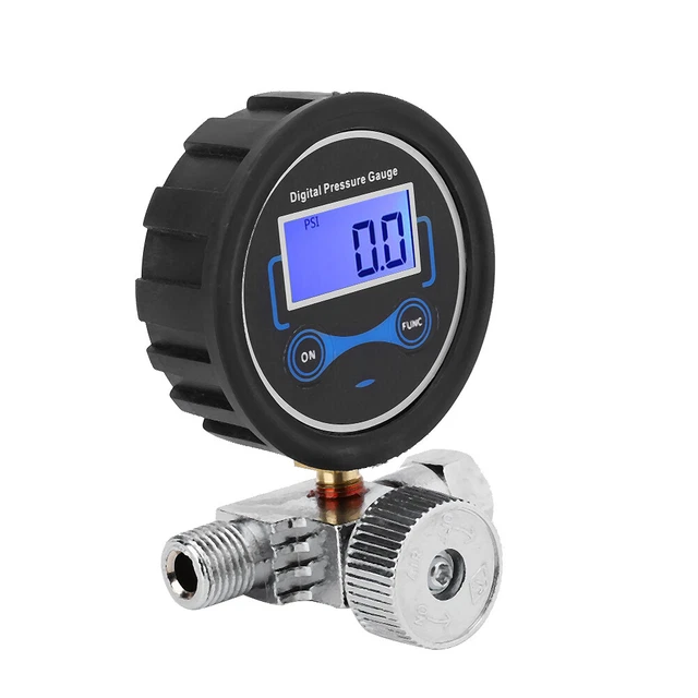 presta valve digital pressure gauge