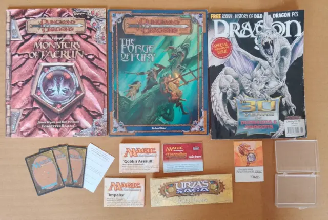 Dungeons & Dragons Magazine, Compendium, Adventure, Magic the Gathering Add-ons