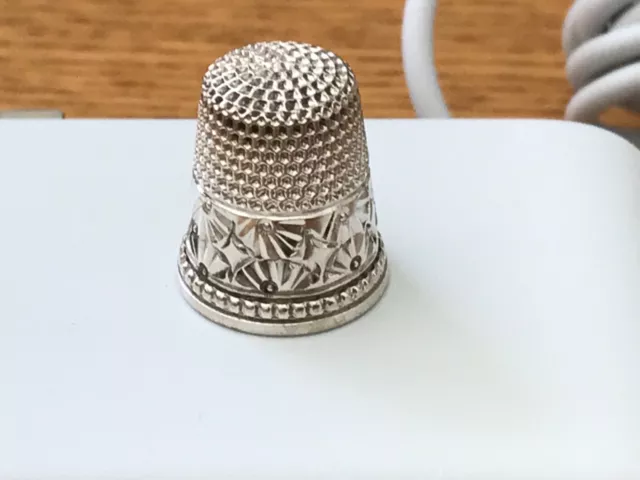 sterling silver thimble