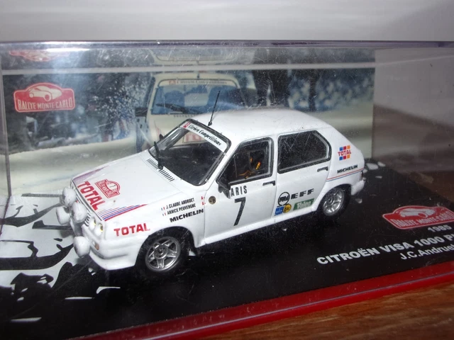 Citroën Visa 1000 Pistes Rallye Monte-Carlo 1985 - Andruet/Biche - IXO 1/43