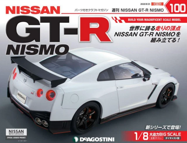 DEAGOSTINI 1/8 NISSAN Skyline GT-R Nismo 1-100 full R35 EUR 2.120