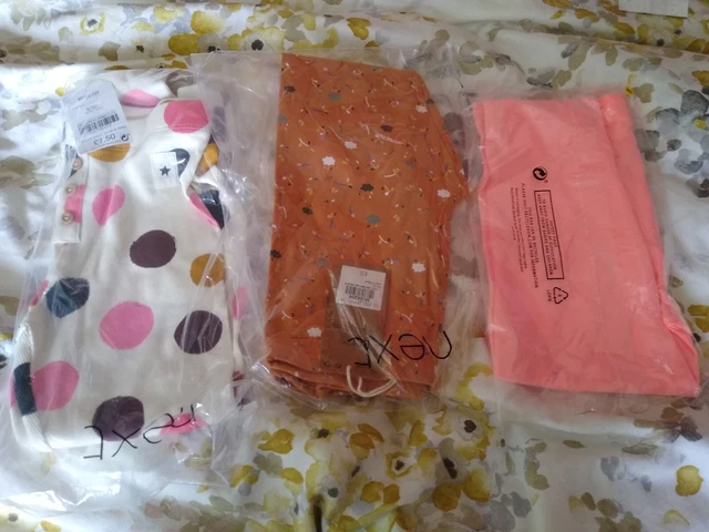 Girls X3 pairs NEXT BNWT Leggings Age 6-7 Years ribbed soft