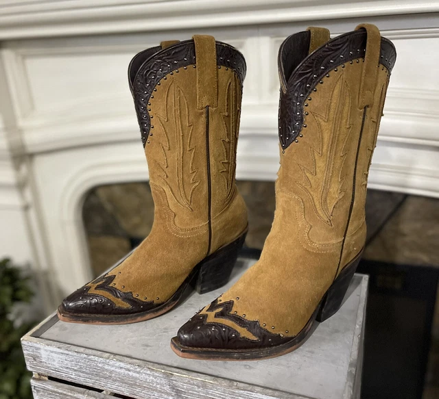Justin Cowboy Boots Womens Size 6.5 Western Belle by Reba McEntire Nashville Justin Cowboy Boots Womens Size 6.5 Western Belle by Reba McEntire Nashville