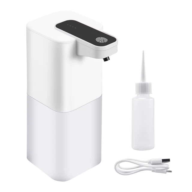 Distributore Sapone Automatico con Sensore, 400 Ml, Sapone Schiuma Ricaricabile USB Di T4V1