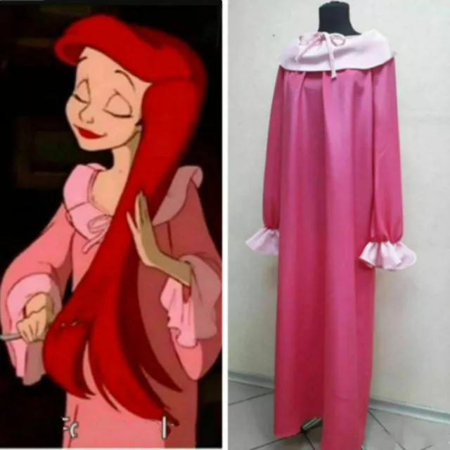 THE LITTLE MERMAID Disney Ariel Princess pajamas Dress Cosplay Costume