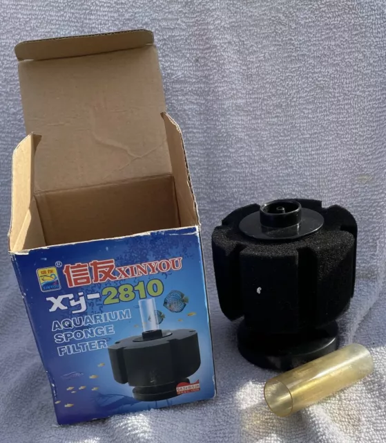Aquarium Sponge Filter XY2810 Fish Tank Breeding Foam Filtration Air Driven