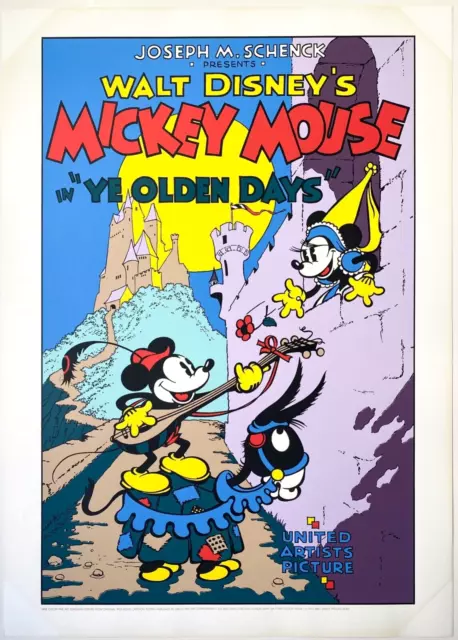 Mickey Mouse - in"Ye Olden Days" - Serigrafie - Circle Fine Art - 1980iger