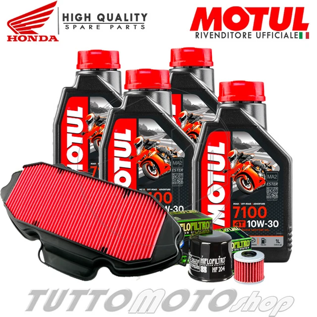 Tagliando Honda Integra 750 Dct 2014 2015 2016 2017 Olio 7100 10W30 4T + Filtri