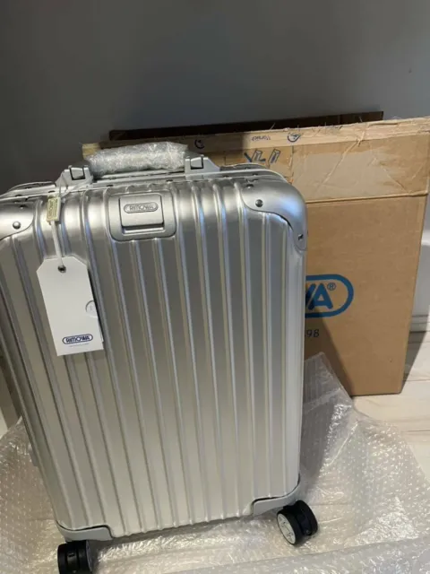 Rimowa Topaz Topas 32L Silver 4-wheels Carry Case Suitcase 923.52