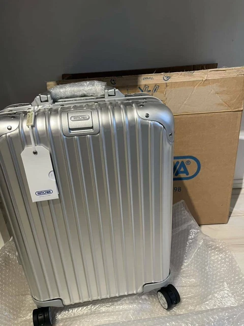Rimowa Topaz Topas 32L Silver 4-wheels Carry Case Suitcase 923.52