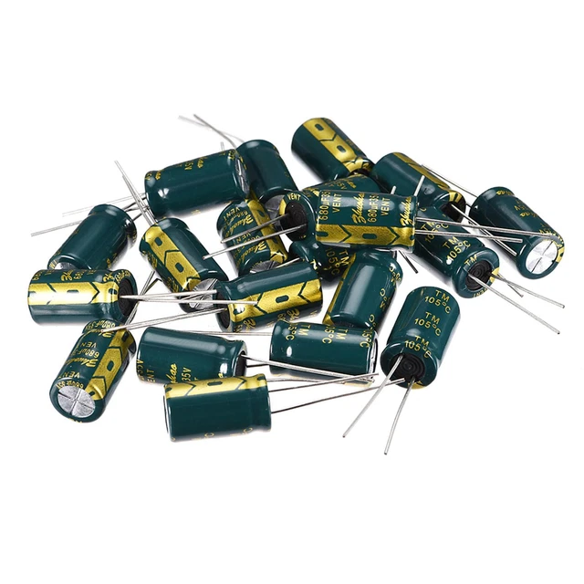 Radial Condensateur électrolytique faible ESR 680UF 35V 105°C 3000H 10x17mm 20pc