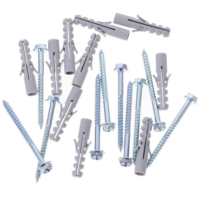 10 SETS HEAVY Duty Tv Wall Bracket Expansion Anchors for Stand Screws £ ...