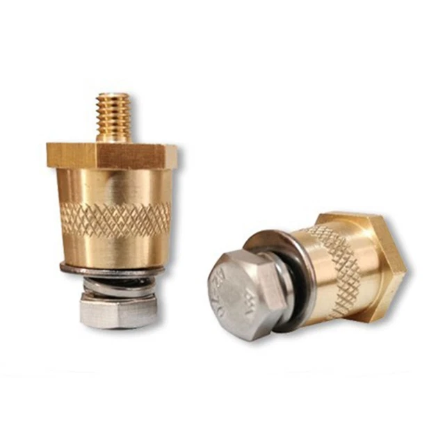 BATTERY POLE ADAPTOR Negative Extension Positive Extension Solid Brass ...