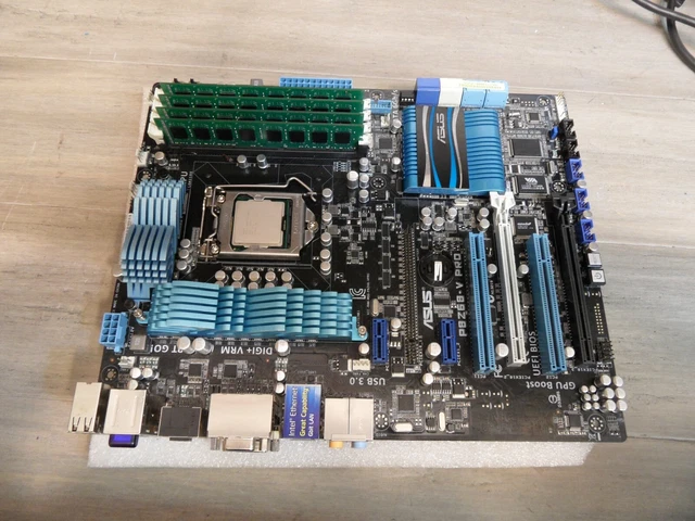 自作PC P8Z68-V PRO / CPU i7-2600K ASUS P8Z68-V PRO ATX Motherboard Combo •Core i7-2600K •16GB