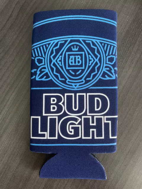 Bud Light Beer NFL 24 / 25 oz Koozie - Set of (2) Fits Extra Ounce Cans New  F/S