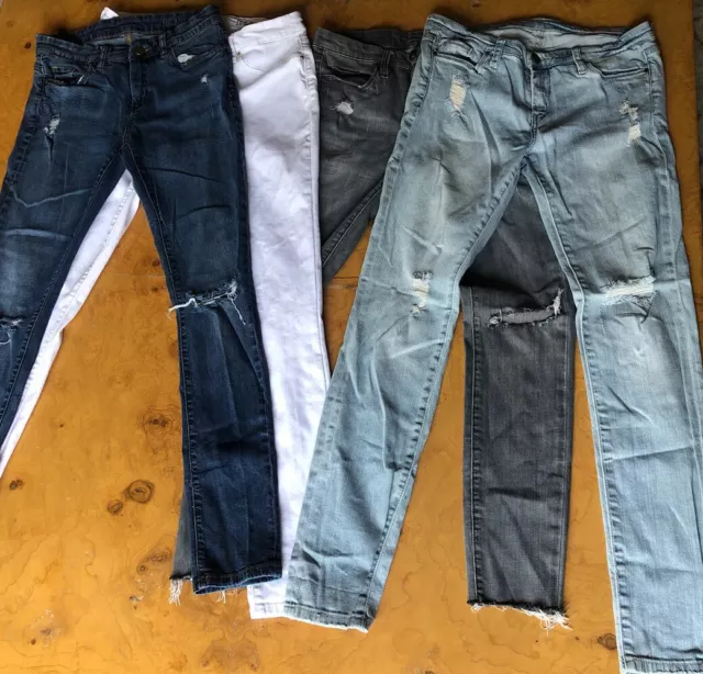 BLANKNYC Jeans Skinny Classique Distressed Womens Size 28  (4 Pair Deal