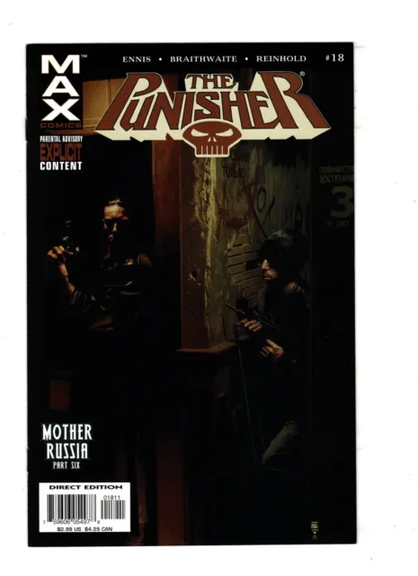 The Punisher Max #18 (2005) Marvel Comics near mint condition comic / ol1