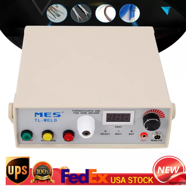 TL-WELD Desktop Manual Thermocouple Welder Temperature Wire Welding Machine USA