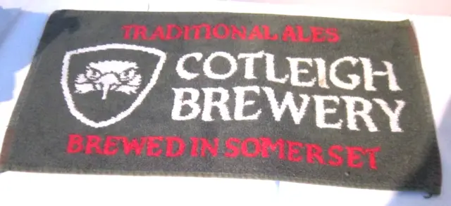 Vintage Cotleigh Brewery Bar Towel Mat Runner Man Cave