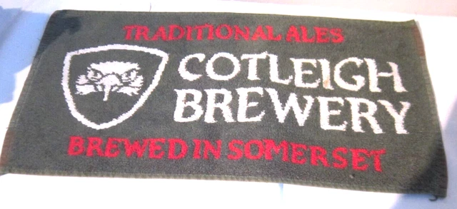 Vintage Cotleigh Brewery Bar Towel Mat Runner Man Cave