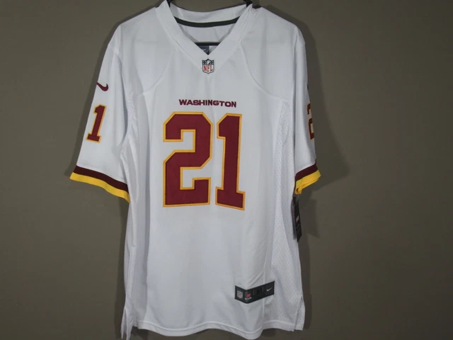 NWT Sean Taylor #21 Washington Redskins Commanders Jersey White Size Medium