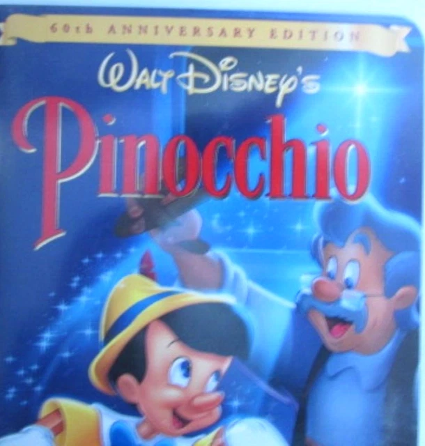 WALT DISNEY'S PINOCCHIO 60th Anniversary Edition VHS Video Tape £6.36 ...