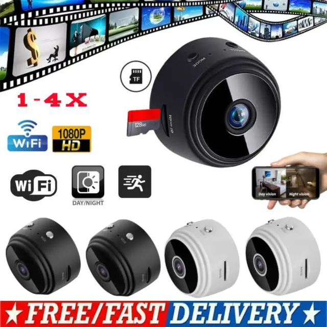 Mini Wireless Hidden Spy Camera Wifi IP Home Security 1080P HD Night Vision Cam