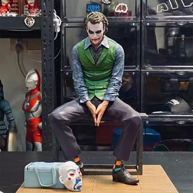DC Comics Batman Caballero Oscuro Heath Ledger Silla Joker Figura de Acción Estatua en Caja