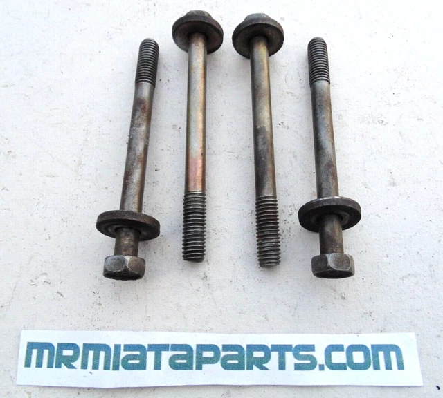 90-97 Mazda Miata AC Compressor Mounting Bolt Bolts Set OEM NA MX5 A/C 91 92 93