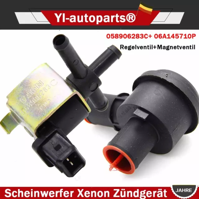 N75 Magnetventil+ RS6 POP OFF VENTIL IM SET für Audi A3 VW Bora Passat 1,8 T DHL