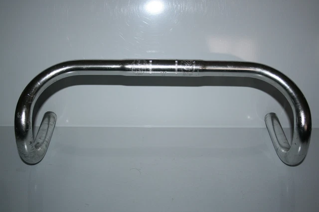 Guidon Vintage 3TTT Competizione – 42 Cm – Aluminium Gris – Occasion – Pour Vélo De Route