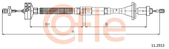 Cavo frizione COFLE cavo frizione adatto per Renault Espace II J S63