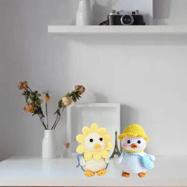 Muñeca Hágalo usted mismo Permanente Ganchillo de Flores Ganchillo de Mano Vídeo Inglés Muñeca de Tejer