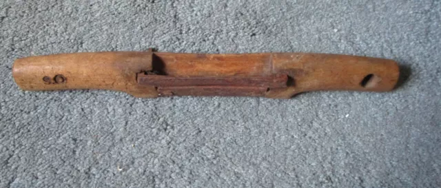 Antique Wood Spoke Shave Draw Knife Woodworking