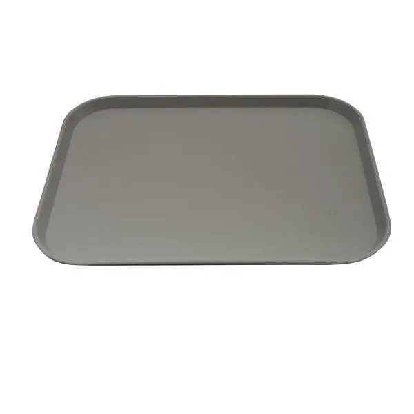 Tray Fast Food Style Grey Polypropylene Cafeteria 300 x 400mm