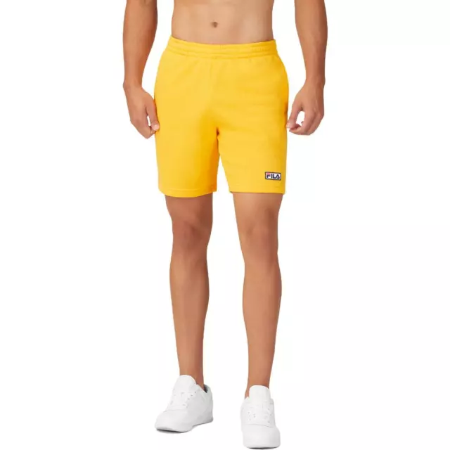 FILA MENS KYLAN Yellow Comfy Cozy Sweats Shorts XL 6054 $9.99 - PicClick