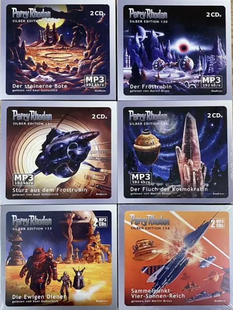 XL Perry Rhodan Silber Edition Folge 129 - 134 auf 12 mp3 CD !!!