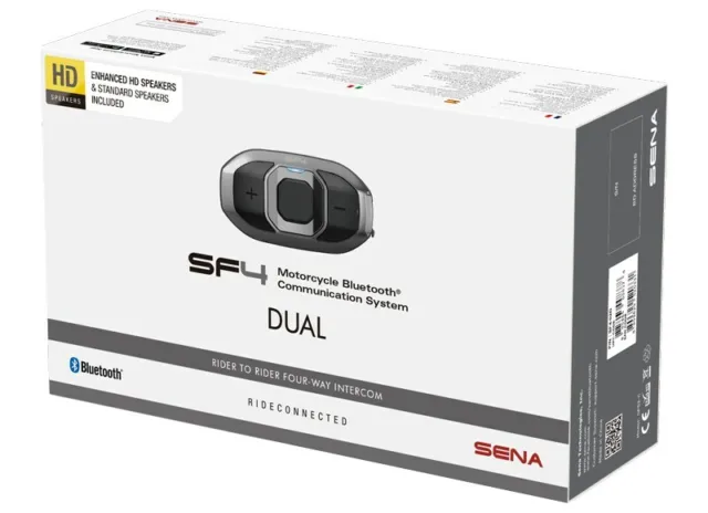Sena SF4 Doppelset Bluetooth Sprechanlage Headset Bluetooth Interkom Dual Set