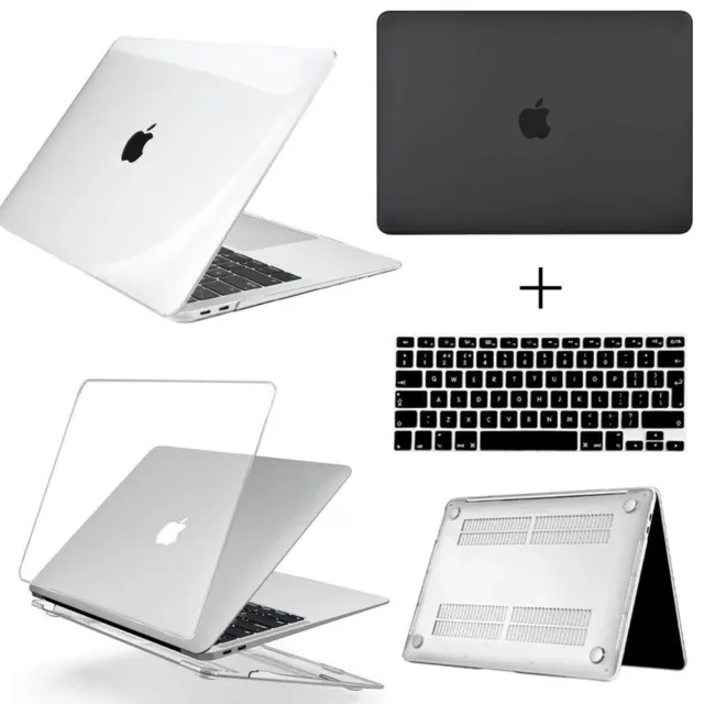 Custodia cover guscio laptop + skin tastiera per Apple MacBook Air Pro 11/13/14/15/16
