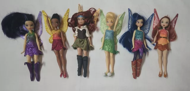 DISNEY FAIRIES PIRATE Fairy Mini Doll Set Tinkerbell & Friends Toys lot of  6 $299.99 - PicClick