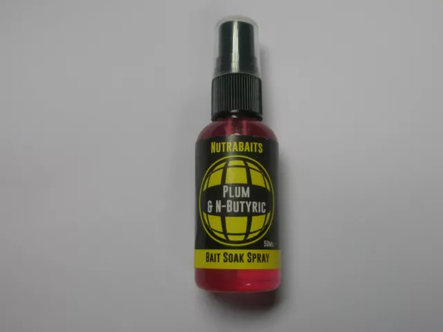 Nutrabaits Baitsoak Spray 50ml Pêche Prune + N-Butyrique Acide