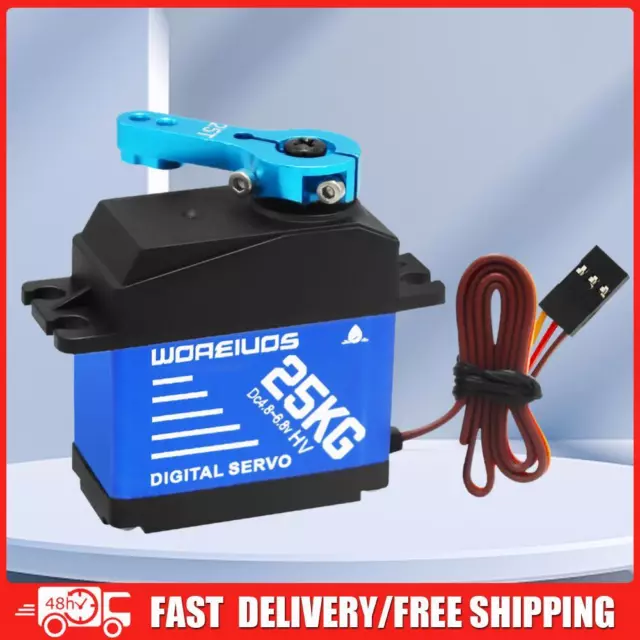 25kg Digital Servo High Torque Waterproof RC Digital Servo for 1/10 1/8 RC Car