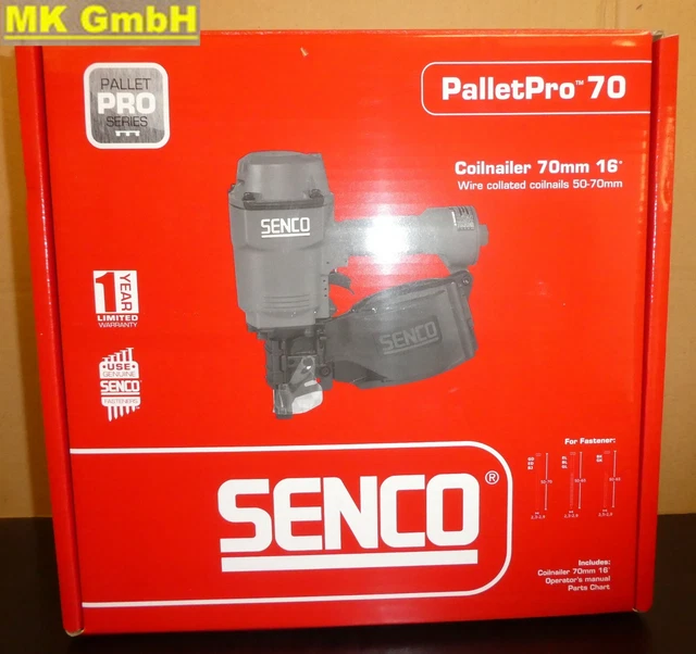 SENCO PALLETPRO 70 Tischlerei Coilnagler, 2,3 2,9mm, 5070mm PAL 70
