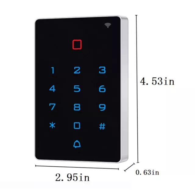 WiFi Tuya APP Waterproof Standalone Touch Door Access Control Keypad