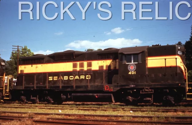 Duplicate Slide SAL #401 EMD GP18 Seaboard Air Line St Raleigh NC 1965