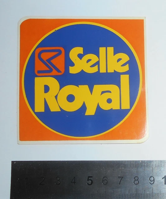 🧴 Sticker Vintage Selle Royal – Autocollant Vélo Original Années 80 (Italie)